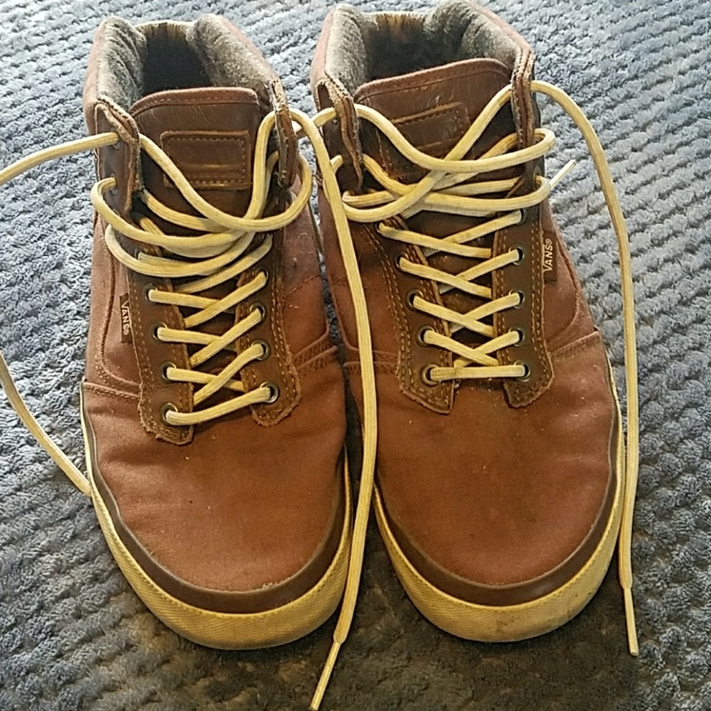 Brown men's vans